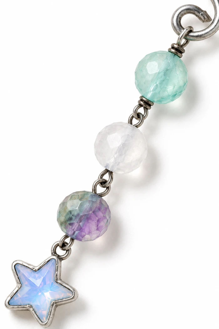 Florit Taşlı Yıldız Uçlu Hair Cuff (1)